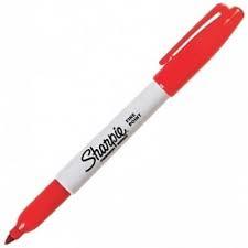 Sharpie Permanent Markör Kırmızı