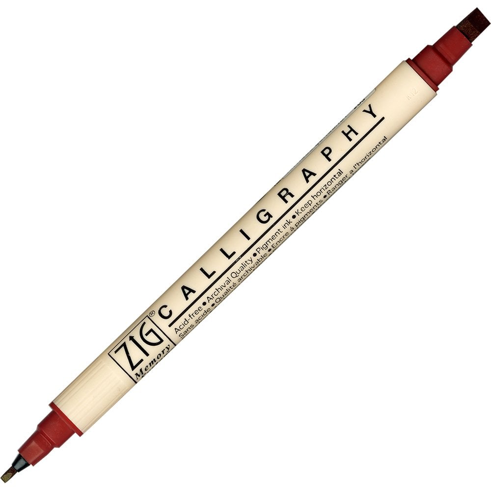 Zig Kaligrafi Kalemi Metalik Ms-3400 203 Antique Burgundy