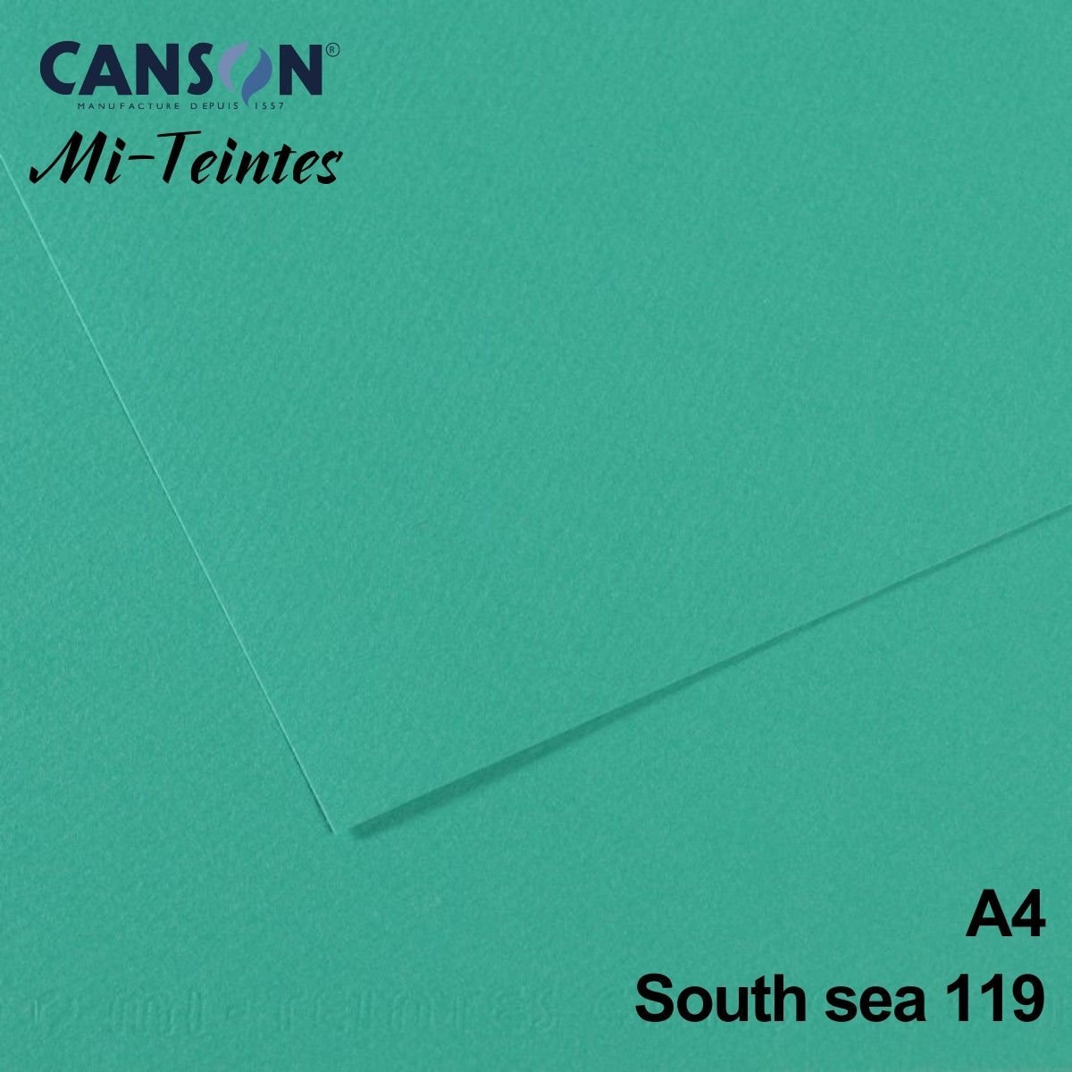 Mi-Teintes 160gr A4 119 South Sea 3lü