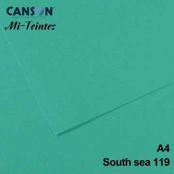 Mi-Teintes 160gr A4 119 South Sea 3lü