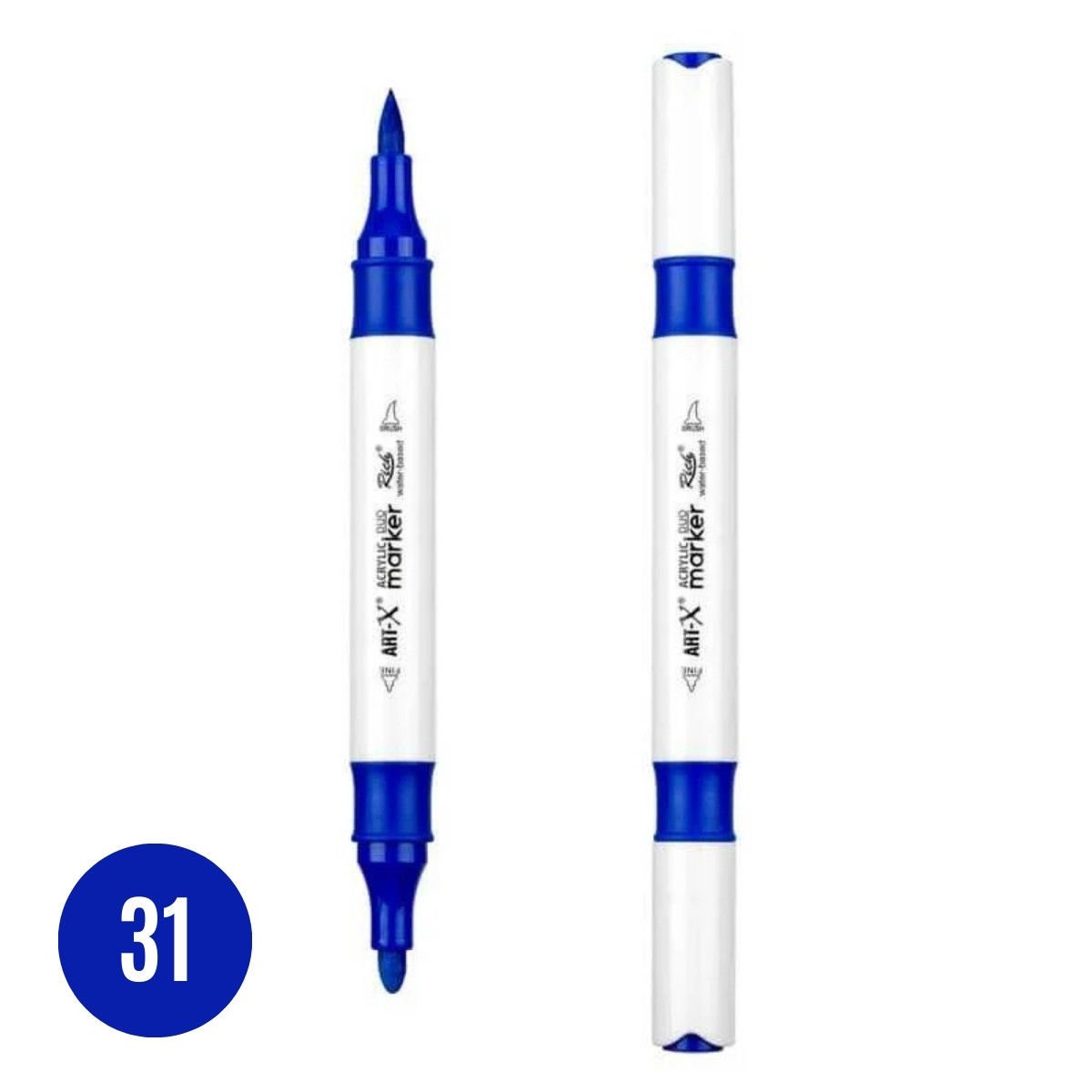 ART-X Çift Uçlu Akrilik Marker Kalem 31 Mavi