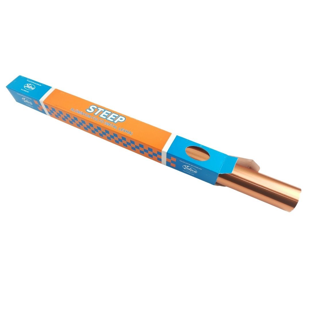 Yalçın Alüminyum Folyo Metal Levha 100 Micron 50cm x 5mt Bakır