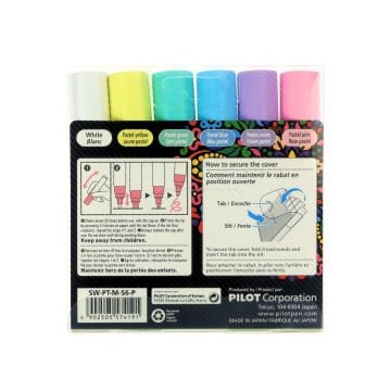 Pilot Pintor Marker Kalem Seti 6lı M Pastel