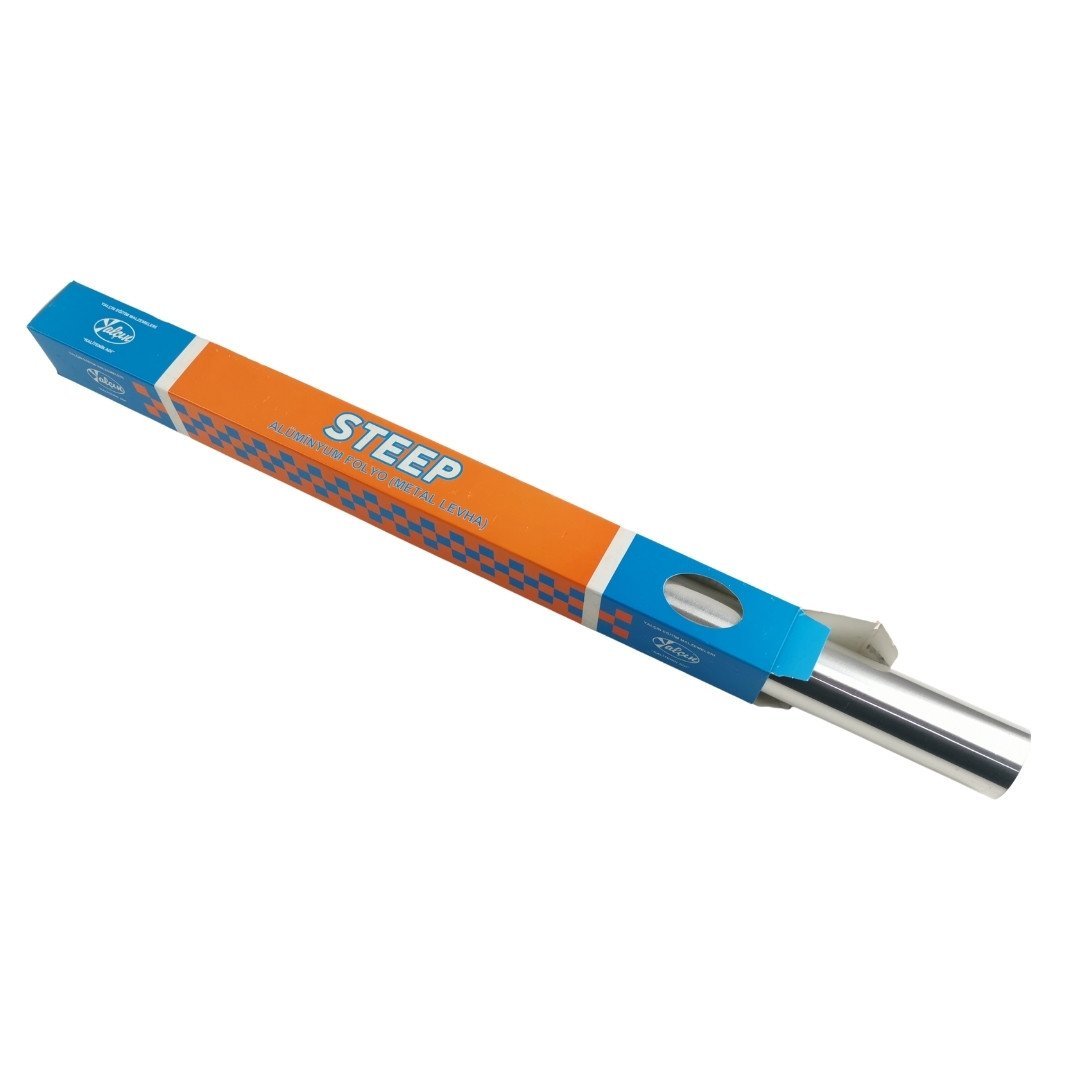 Yalçın Alüminyum Folyo Metal Levha 100 Micron 50cm x 5mt Gümüş