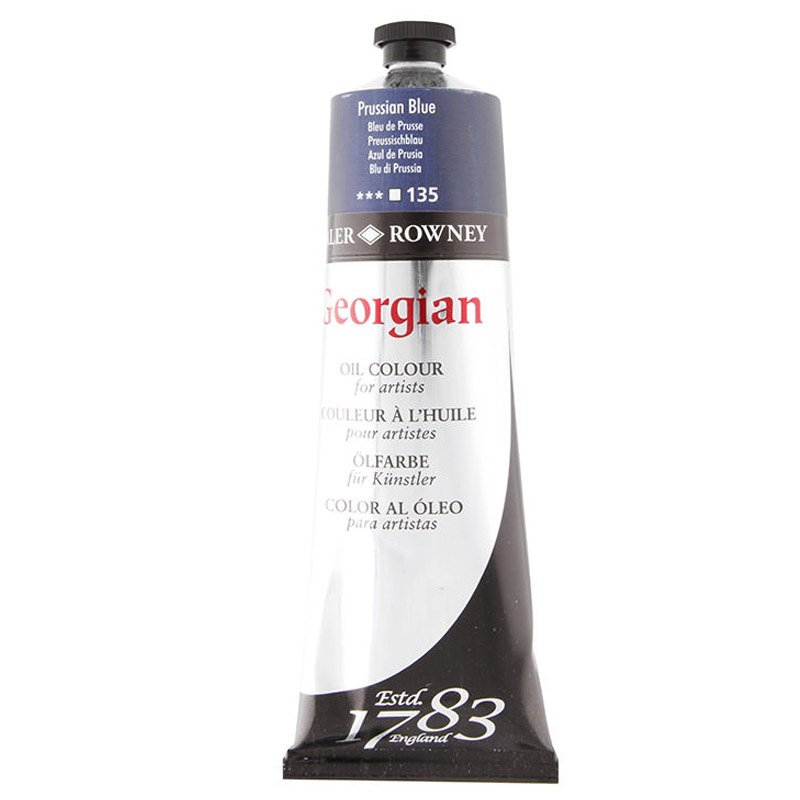 Daler Rowney Georgian Yağlı Boya 225ml 135 Prussian Blue