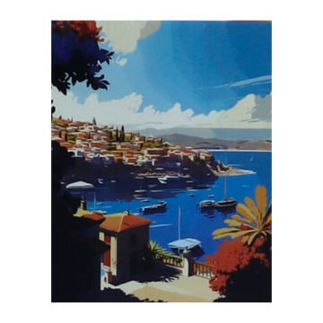 miArt Sayılarla Boyama Seti - Numaralı Tuval 30x40cm 13 İzmir