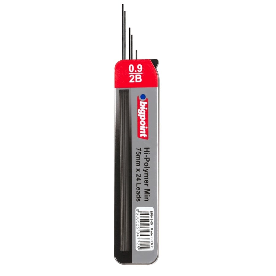 Bigpoint Kalem Ucu 0.9mm 2b 75mm 24'lü Tüp