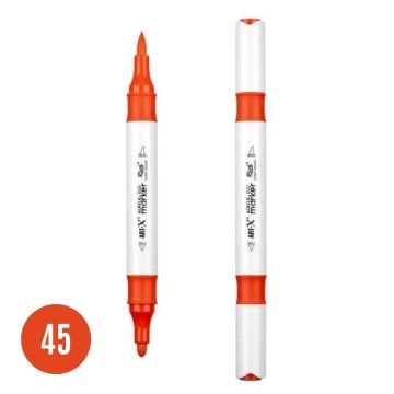 ART-X Çift Uçlu Akrilik Marker Kalem 45 Nar Çiçeği