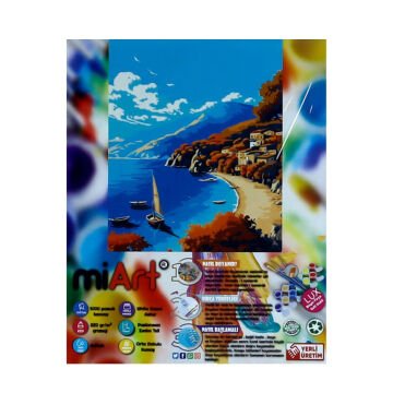 miArt Sayılarla Boyama Seti - Numaralı Tuval 30x40cm 22 Antalya