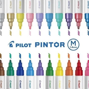 Pilot Pintor Marker Kalem Seti 6lı M Metallic