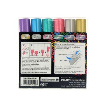 Pilot Pintor Marker Kalem Seti 6lı M Metallic