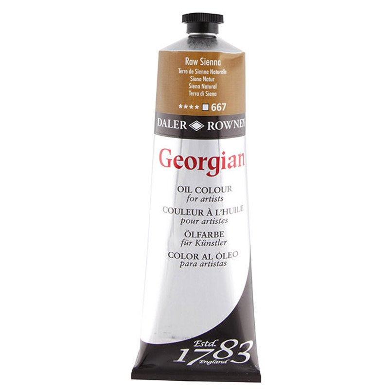 Daler Rowney Georgian Yağlı Boya 225ml 667 Raw Sienna