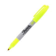 Sharpie Permanent Markör Neon Sarı