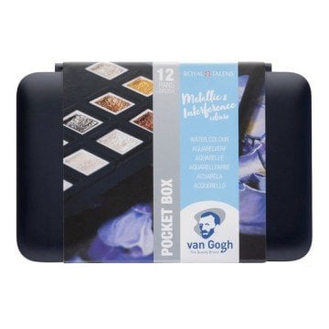 Van Gogh Profesyonel Sulu Boya 12 Renk Metallic & İnterference Colours