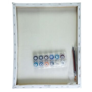 miArt Sayılarla Boyama Seti - Numaralı Tuval 40x50cm 16 Erciyes