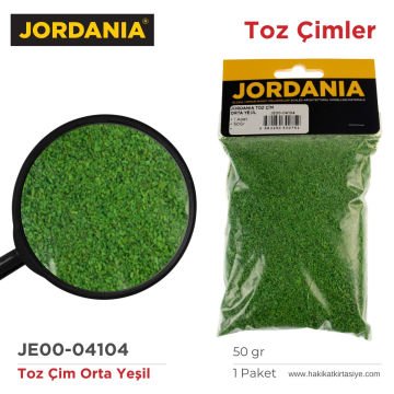 Jordania Toz Çim Orta Yeşil 50gr