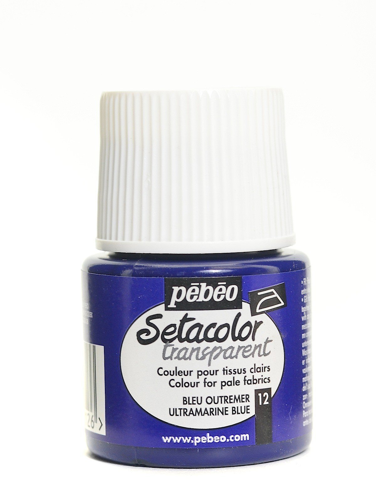Pebeo Setacolor Light Fabric Transparan Kumaş Boyası 45ml 12 Ultramarine Blue
