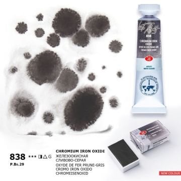 White Nights Sulu Boya 838 Chromium İron Oxide