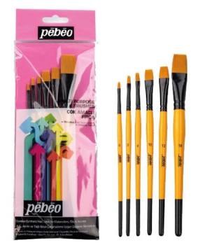 Pebeo Çok Amaçlı Fırça Seti - Set 3