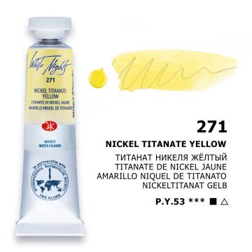 White Nights Watercolor Tüp Sulu Boya 10ml 271 Nickel Titanate Yellow