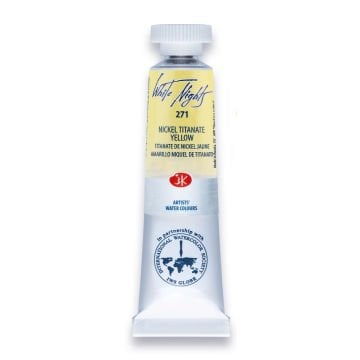 White Nights Watercolor Tüp Sulu Boya 10ml 271 Nickel Titanate Yellow