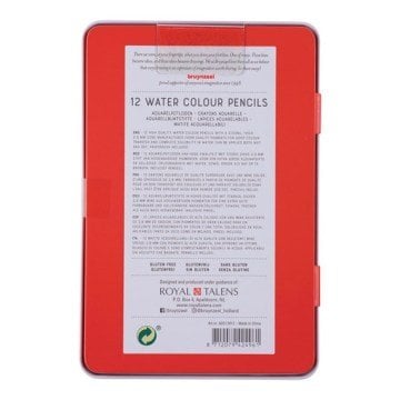 Bruynzeel Expression Aquarelle Kuru Sulu Kalem Boya Seti 12 Renk