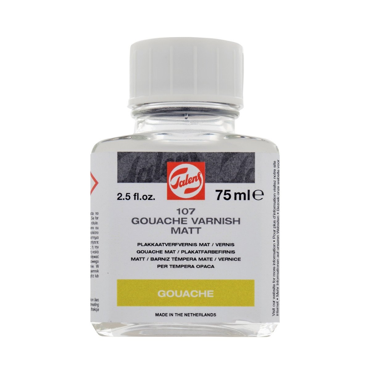 Talens Gouache Varnish Matt 107 Guaj Boya Vernik Mat 75ml