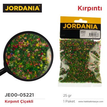 Jordania Kırpıntı Çiçekli 25gr
