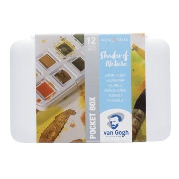 Van Gogh Profesyonel Sulu Boya 12 Renk Shades Of Nature Colours