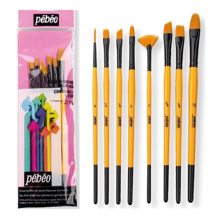 Pebeo Çok Amaçlı Fırça Seti - Set 7