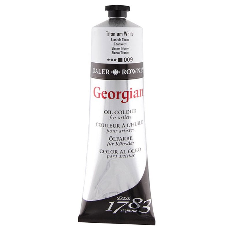 Daler Rowney Georgian Yağlı Boya 225ml 009 Titanium White