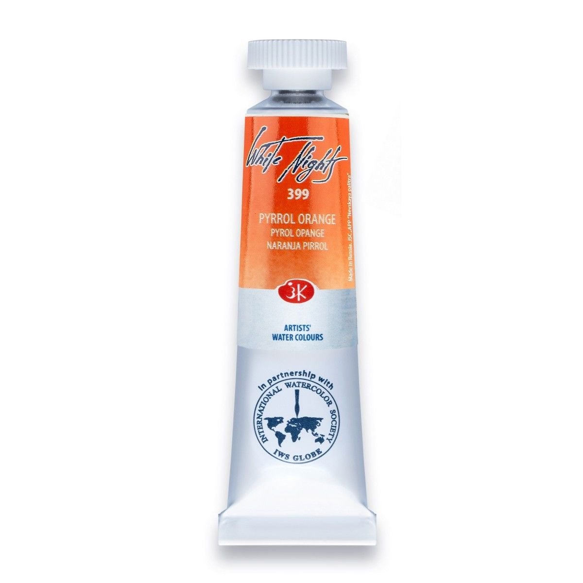 White Nights Watercolor Tüp Sulu Boya 10ml 399 Pyrrol Orange