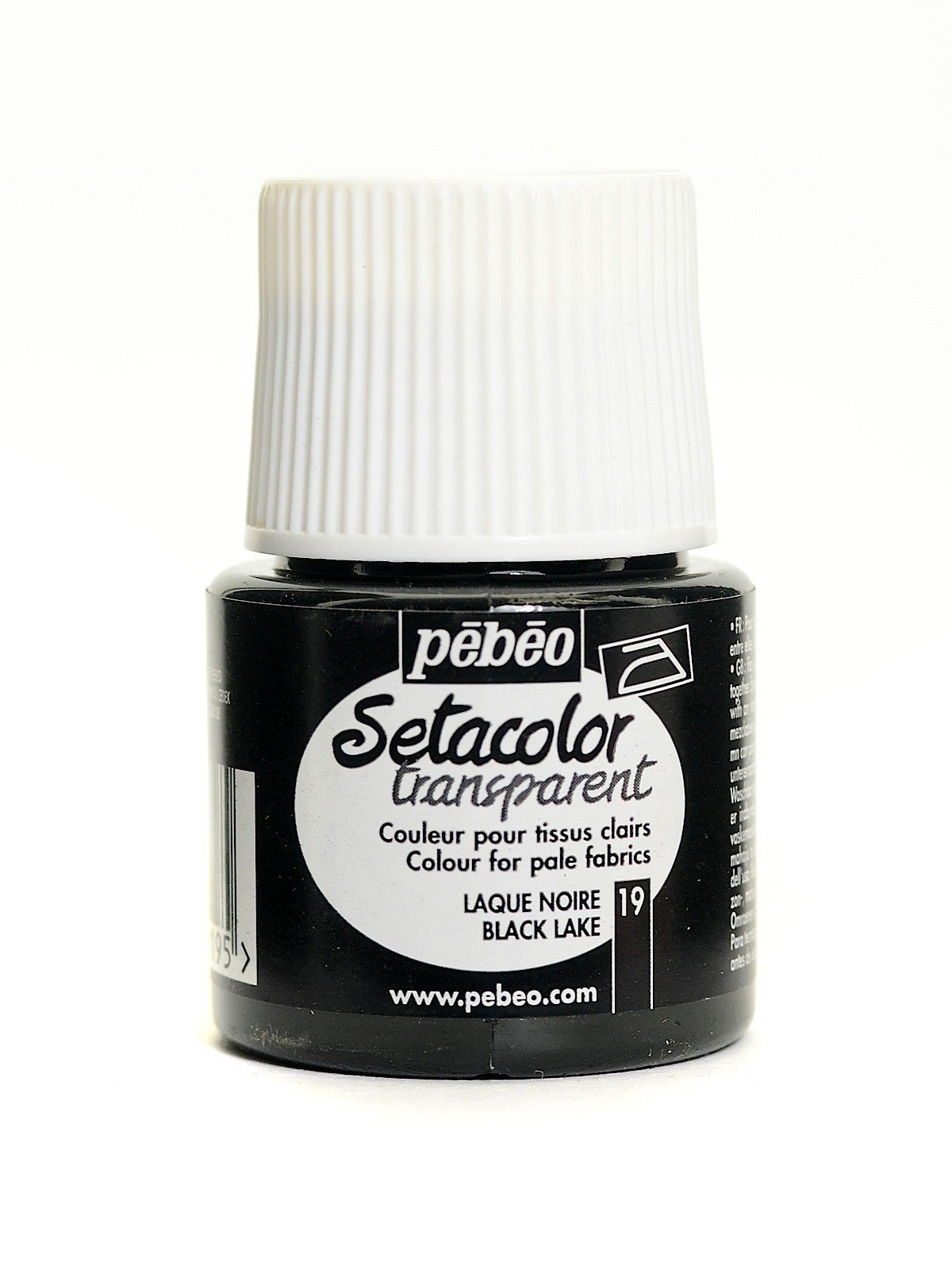 Pebeo Setacolor Light Fabric Transparan Kumaş Boyası 45ml 19 Black Lake