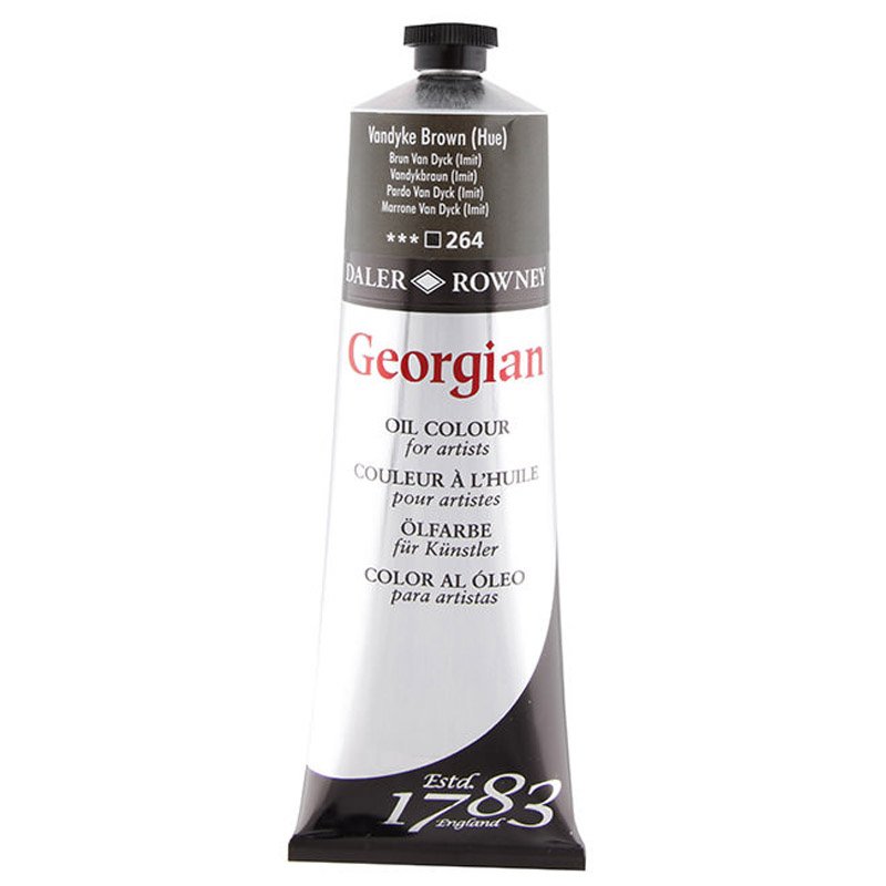 Daler Rowney Georgian Yağlı Boya 225ml 264 Vandyke Brown Hue