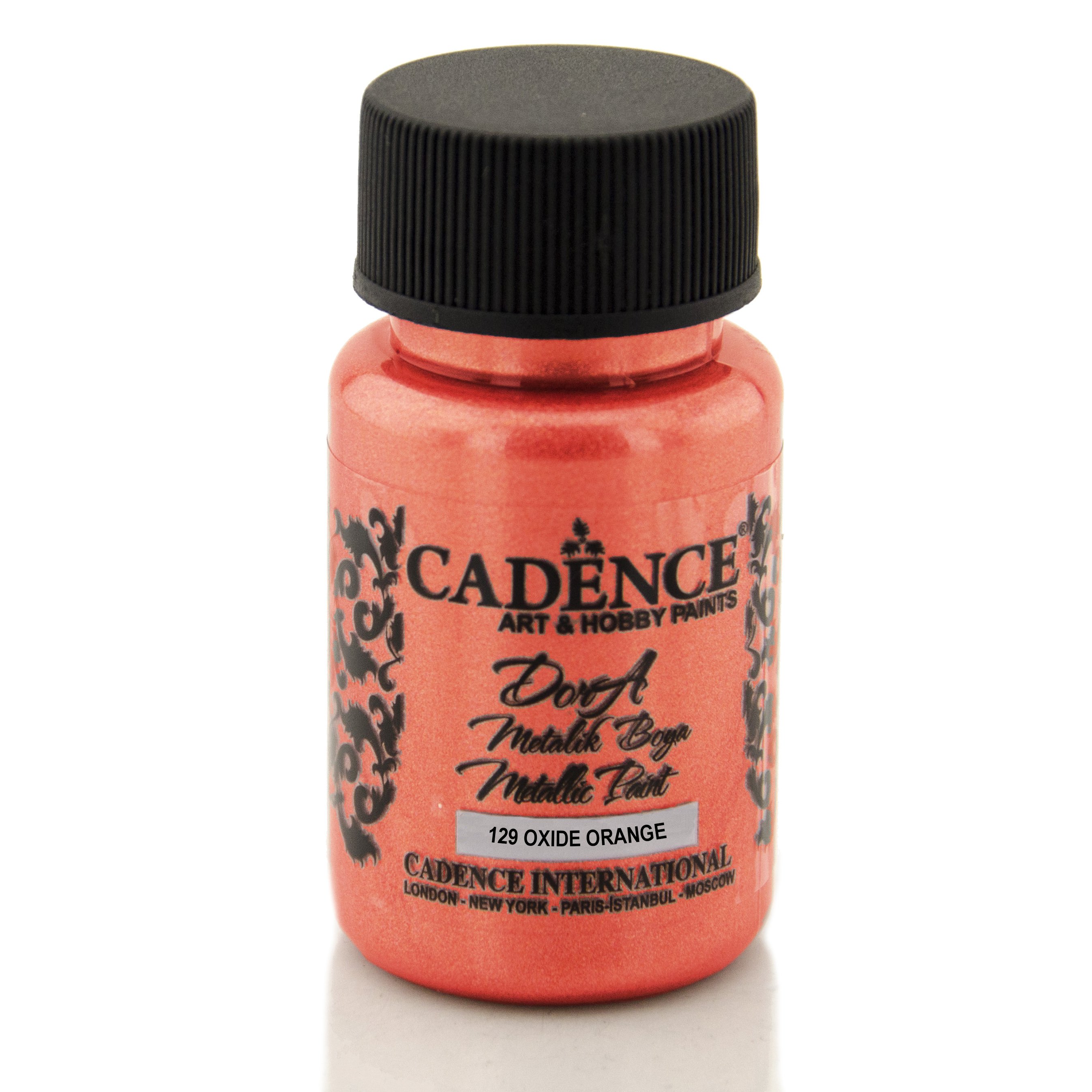 Cadence Dora Metalik Boya 50ml 129 Oxıde Orange