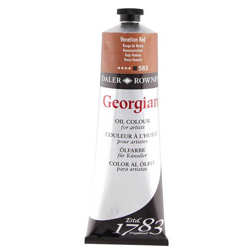 Daler Rowney Georgian Yağlı Boya 225ml 583 Venetian Red