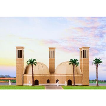 Eshel Maket 3D Su Deposu ve Rüzgar Tutucu Puzzle 1/100