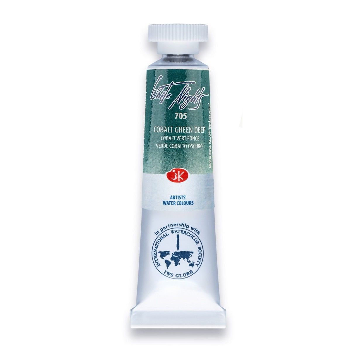 White Nights Watercolor Tüp Sulu Boya 10ml 705 Cobalt Green Deep