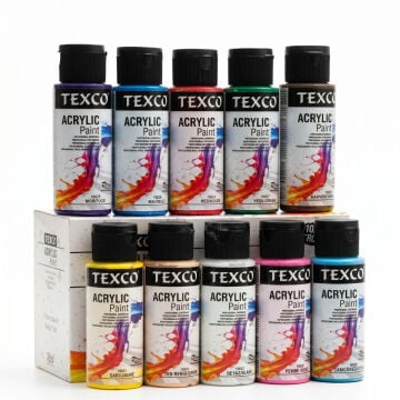 Texco Excellent Akrilik Boya Seti 10x60ml