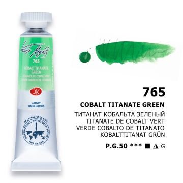 White Nights Watercolor Tüp Sulu Boya 10ml 765 Cobalt Titanate Green