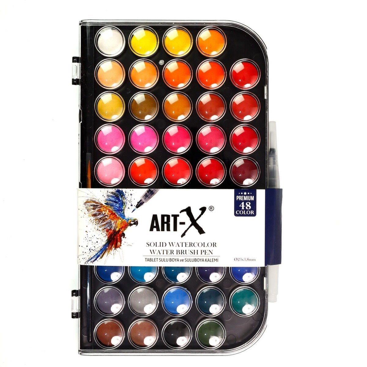 Art-X Sulu Boya Tablet Seti 48 Renk