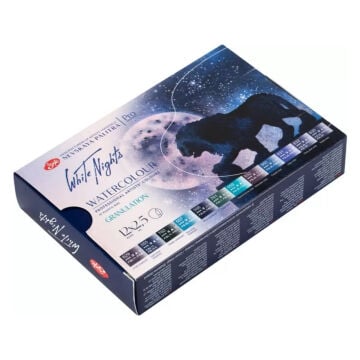 St. Petersburg White Nights Sulu Boya Tablet Seti 12x2.5ml Granulation