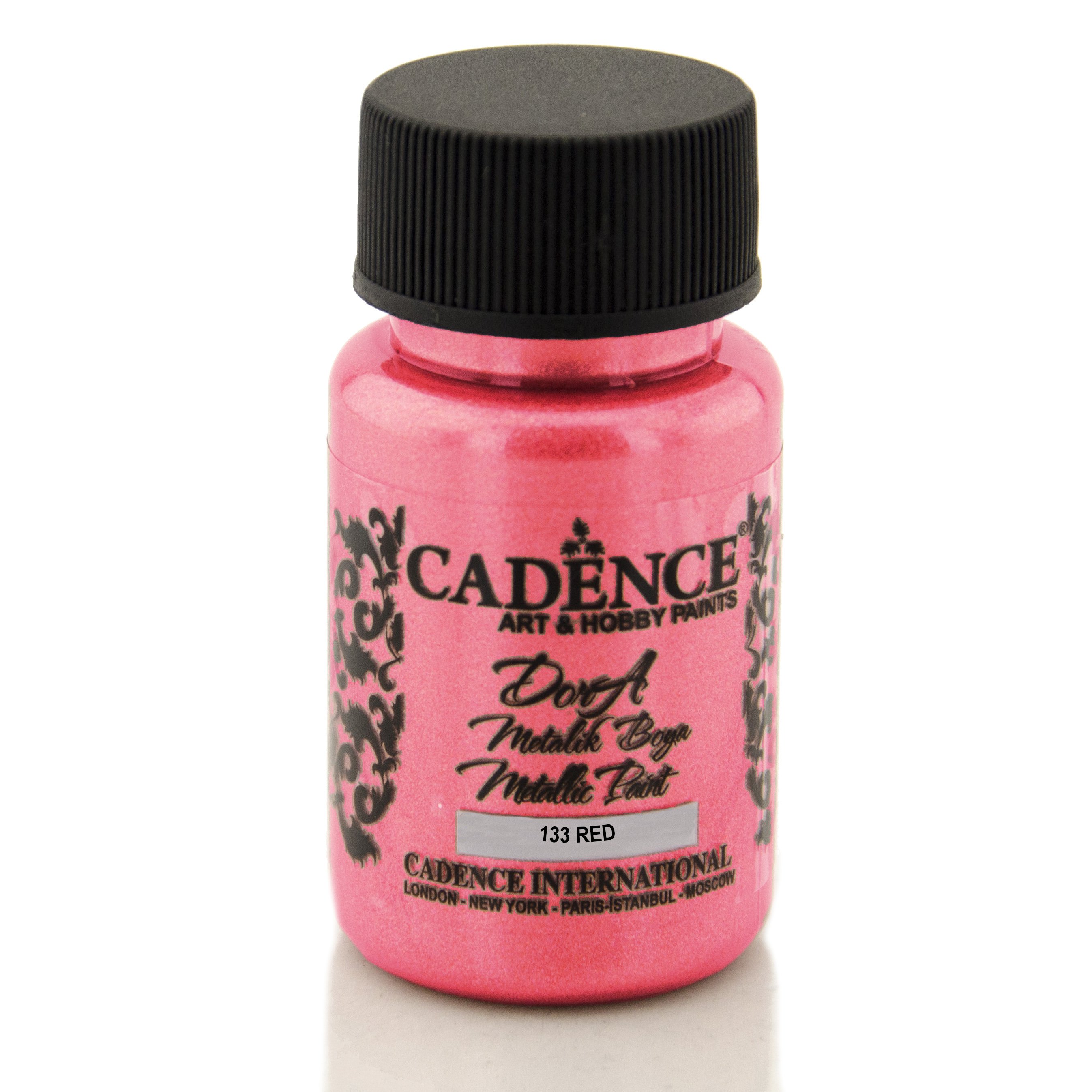 Cadence Dora Metalik Boya 50ml 133 Red