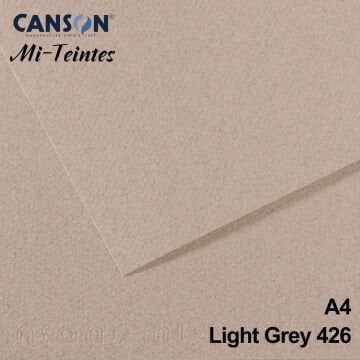 Mi-Teintes 160gr A4 426 Light Grey 3lü