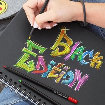 Faber Castell Black Edition Kuru Boya Kalem Seti 24lü