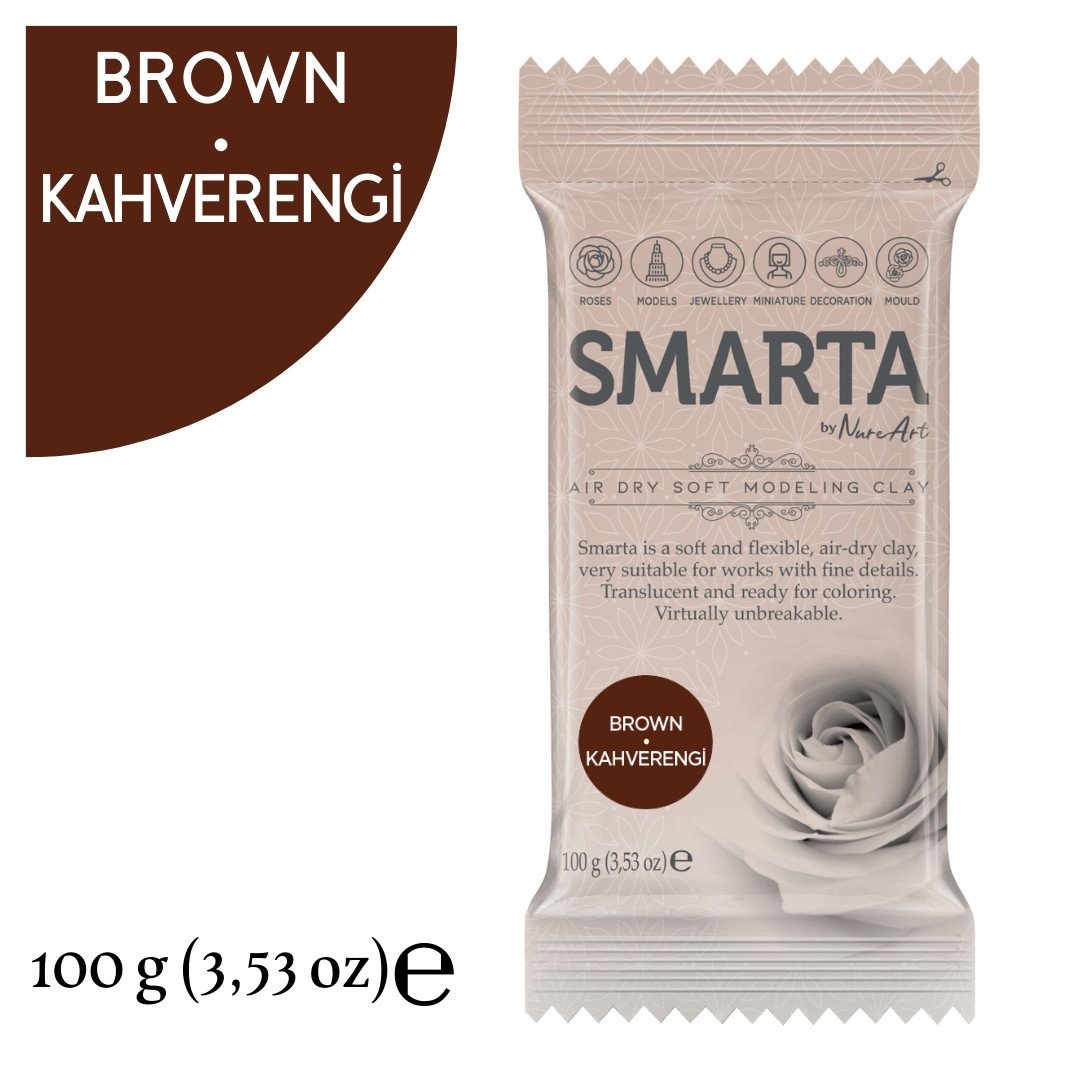 Smarta Modelleme Hamuru 100gr Kahverengi