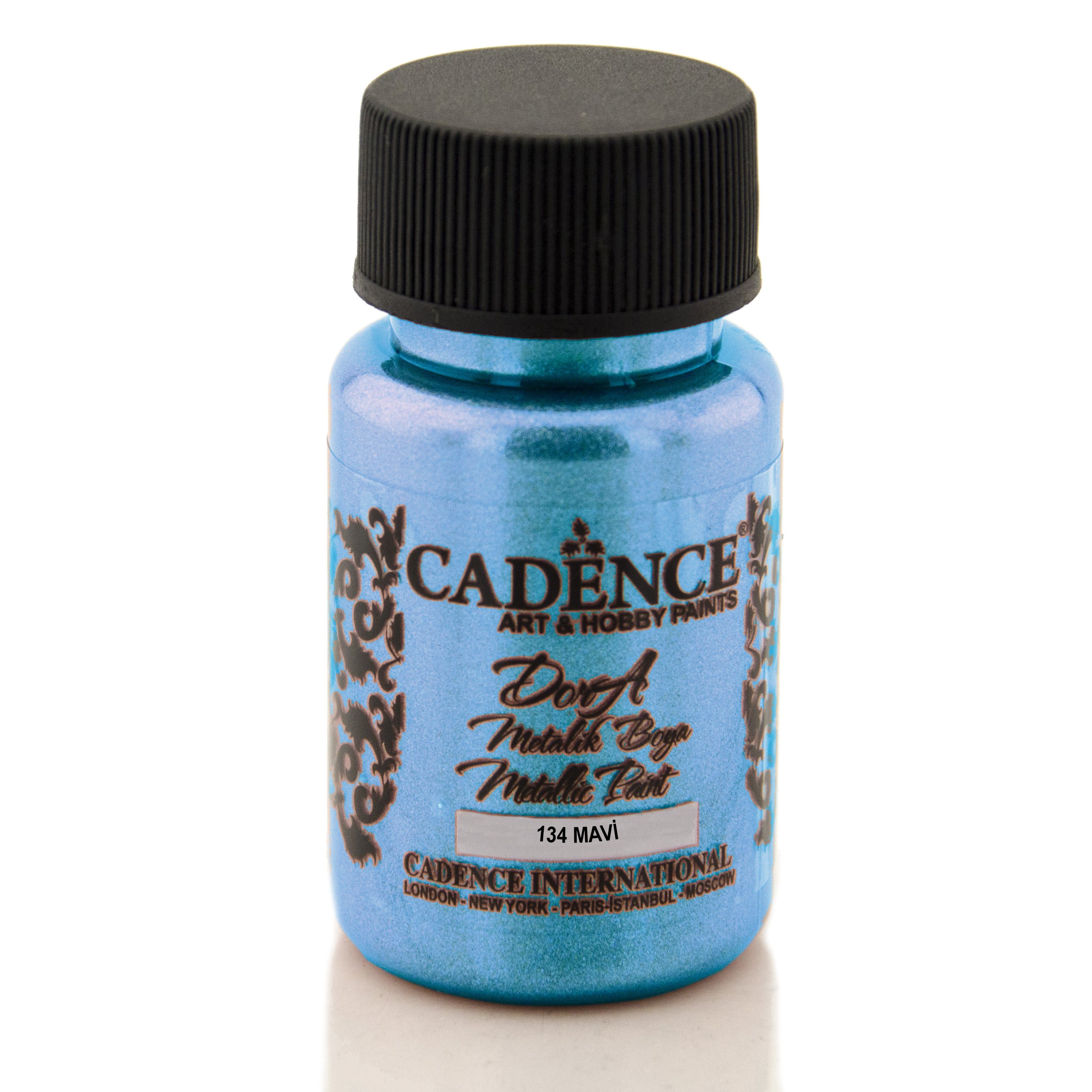 Cadence Dora Metalik Boya 50ml 134 Mavi