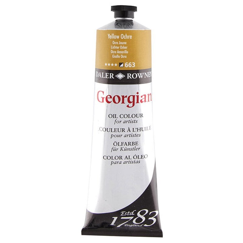 Daler Rowney Georgian Yağlı Boya 225ml 663 Yellow Ochre