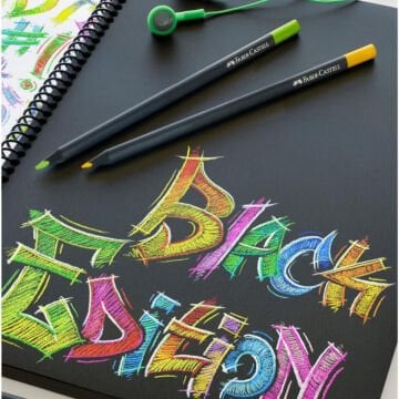 Faber Castell Black Edition Kuru Boya Kalem Seti 36lı