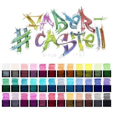 Faber Castell Black Edition Kuru Boya Kalem Seti 36lı